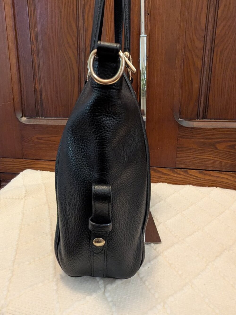 Coach Prairie Chain Satchel EUC Black Pebble Quiet Luxury Old Money Convertible - Picture 5 of 16